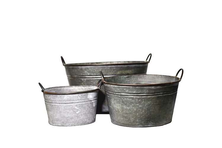 zinkbalja ruth 3 st storlekar