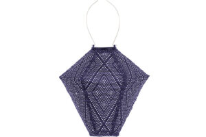 solcellslanterna ikat future dusk diamond 28 cm