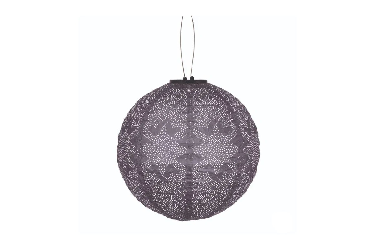 Solcellslanterna Marrakesh Mauve Purple rund 30 cm