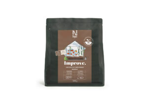 Förpackning med jordvänligt mikroliv Improve från Nelson Garden