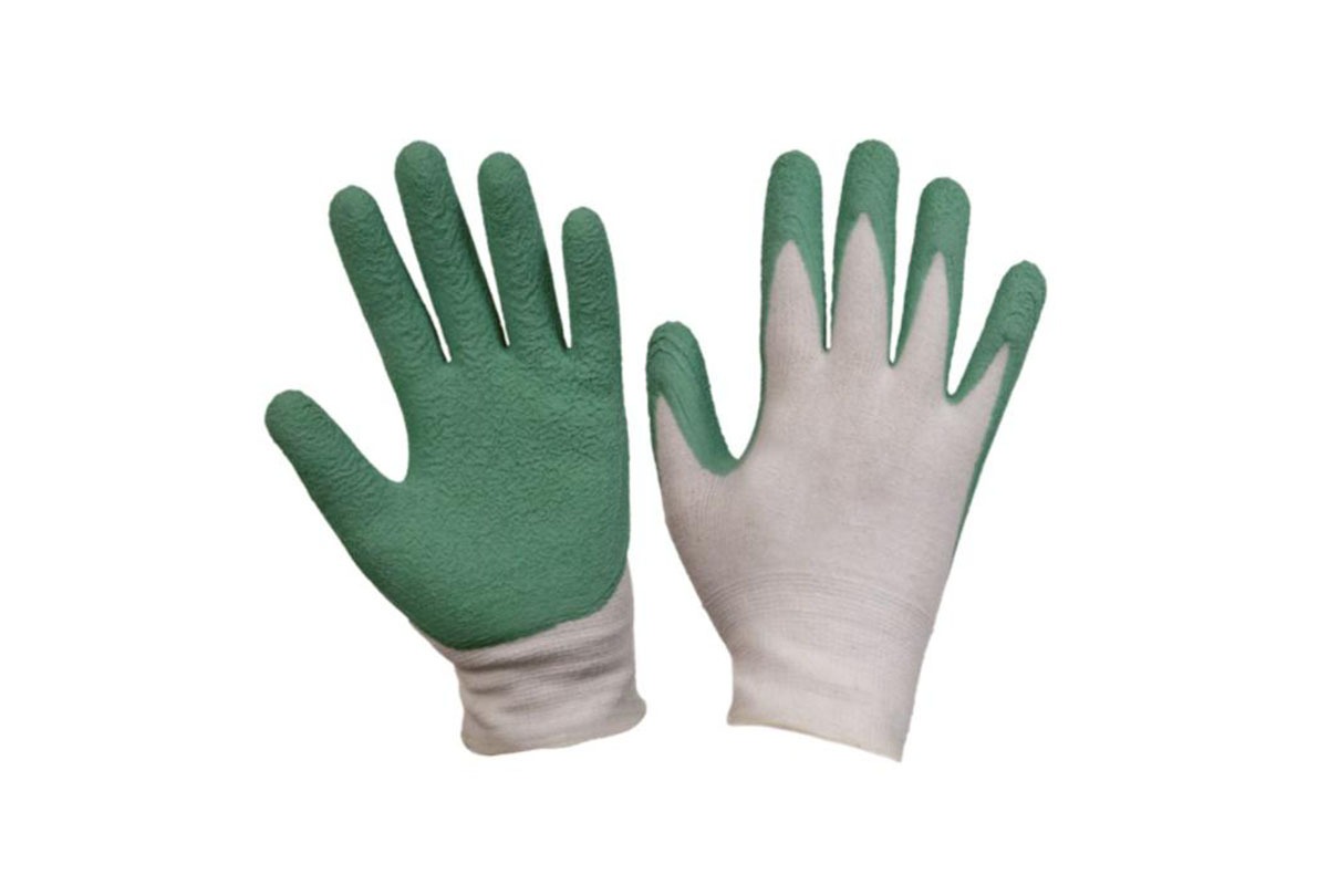 Pistagegröna trädgårdshandskar i bambu från Kent & Stowe med mjuk, flexibel passform.