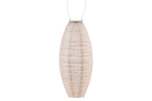 Solcellslanterna Bazaar Soft Blush Long Oval 20 cm från Lumiz