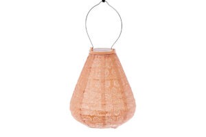 Solcellslanterna Fiore Soft Blush Tulip 20 cm från Lumiz