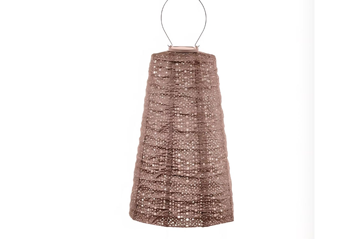 Produktbild på Solcellslanterna från Lumiz Funale Mocha Mousse, lampskärm 28 cm